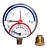 картинка Термоманометр WATTS вертик. подключение 
