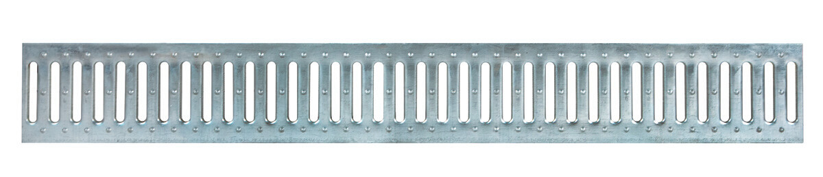 картинка Решетка водоприемная Standart 100 нержавеющая сталь штампованная Gidrogroup 