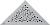картинка Решетка треугольная  Alcaplast  VIEW 